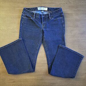 Loft Flare Dark Denim Jeans - Size 4P
